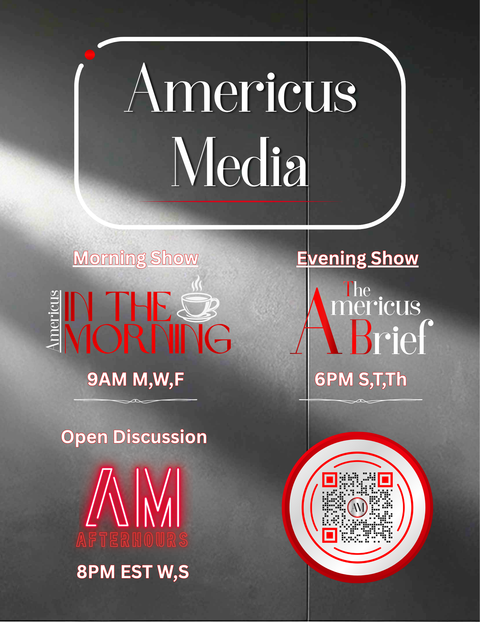 Our Live Schedule